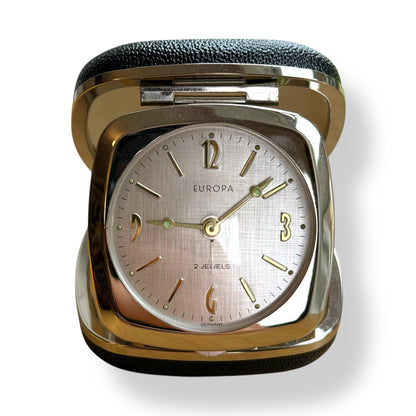 Europa 1970s Travel Alarm Clock New Old Stock Within Box